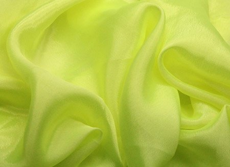 Pearl Chiffon, Tropic Lime, š. 112cm, 100% PES