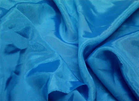 Pearl Chiffon, Turquoise, š. 110 cm, 100% PES