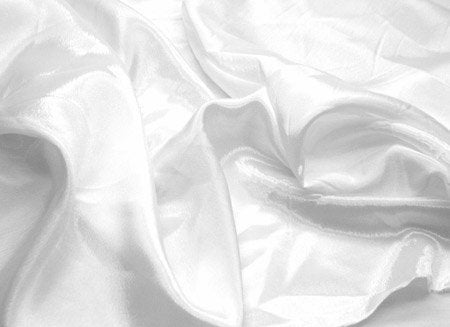 Pearl Chiffon, White, š. 110cm, 100% PES