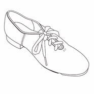 CAPEZIO Split-sole stepová obuv