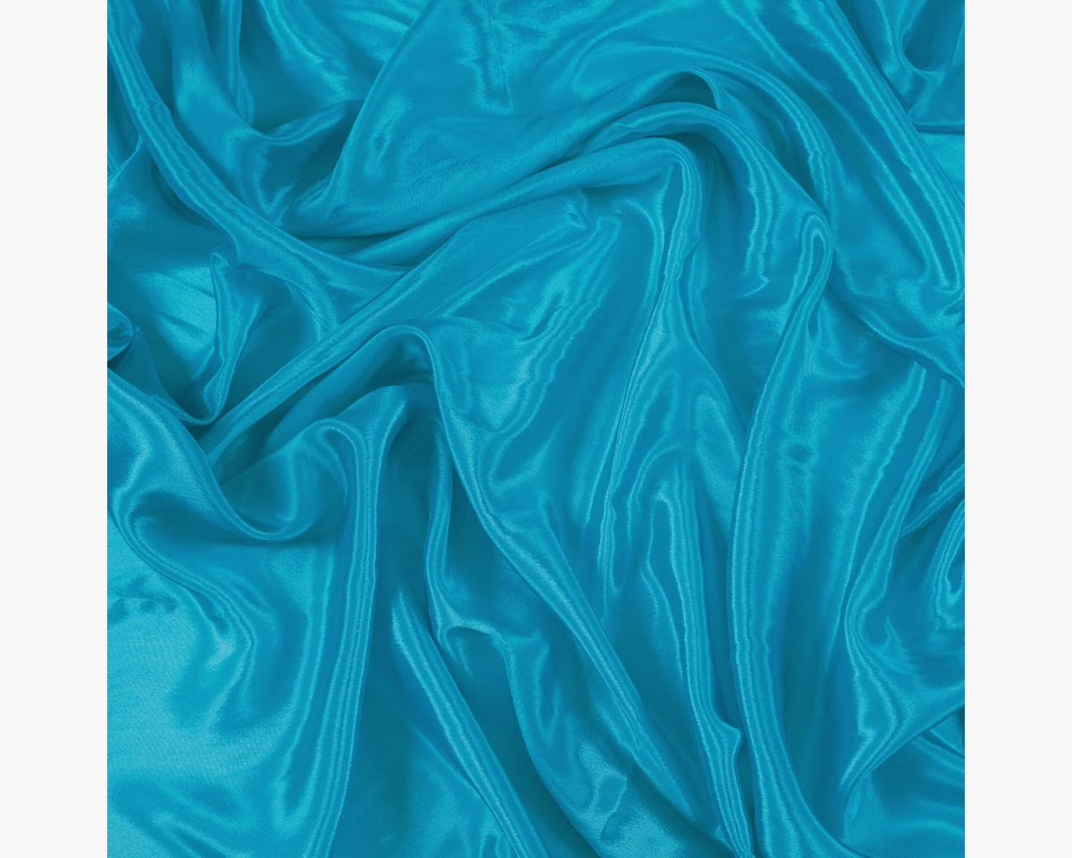 Satin Chiffon, Blue Paradise, 112cm, 100%PES
