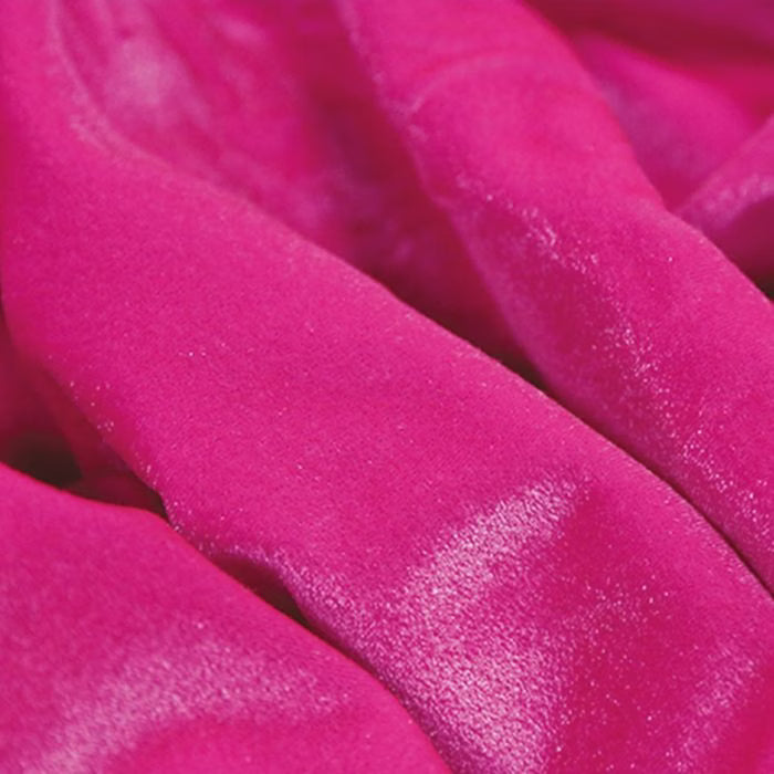 Smooth velvet-Electric Pink ,Elastický samet s hladkým povrchem