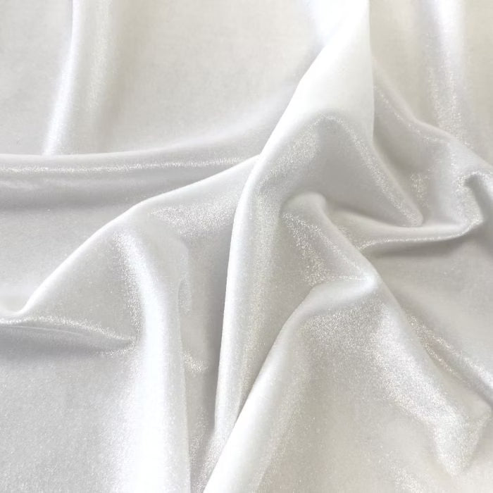 Smooth velvet-White ,Elastický samet s hladkým povrchem