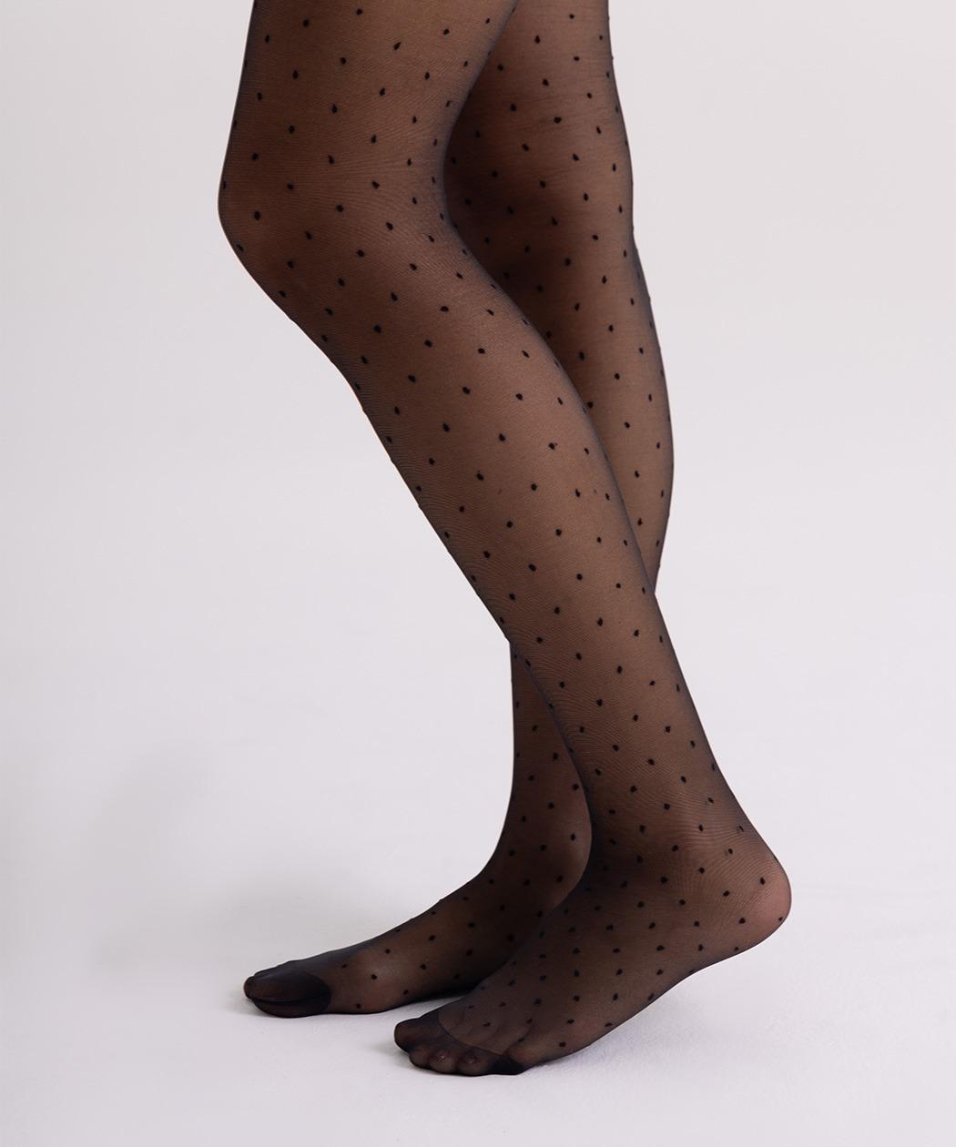 NADOTEC Tečka-Vzorované punčochové kalhoty | 20 DEN