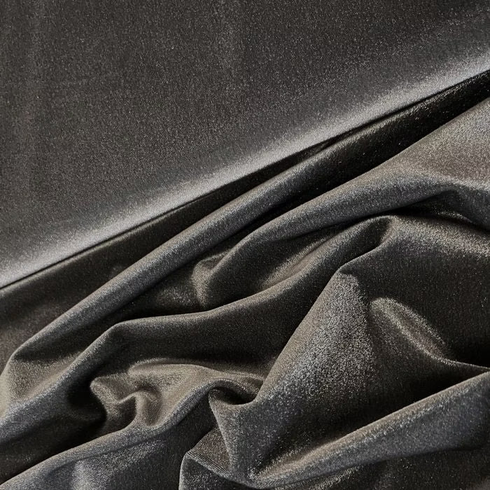 Smooth velvet-Dark Hematite ,Elastický samet s hladkým povrchem