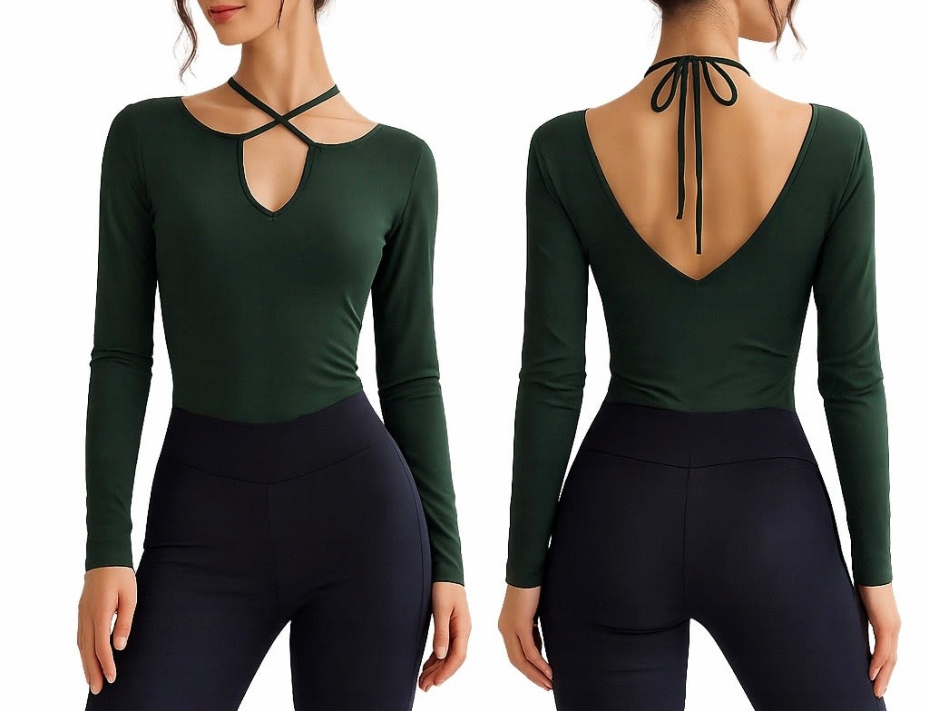 HD Leotard,straps around neck