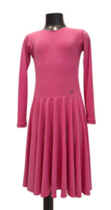 HD Dívčí taneční šaty s dlouhým rukávem