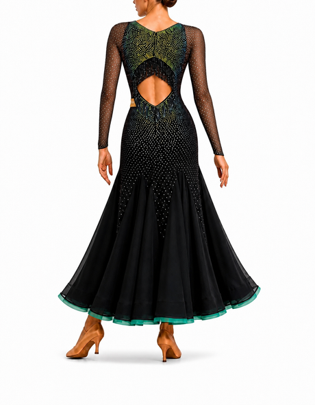 HD Ladies ballroom dress sponsored couples, Black