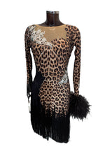 HD Dámské šaty latinské Animal Black