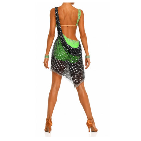 HD Ladies latin dress - Hematite
