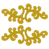 Maya motif pair, Black,