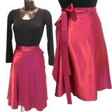 HD Short satin skirt