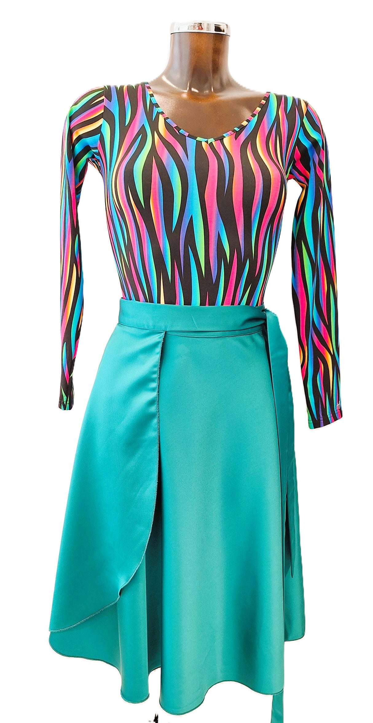 HD Short satin skirt