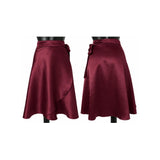 HD Short satin skirt