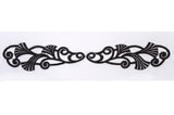 Beverley lace pair White , 9cm x 50cm