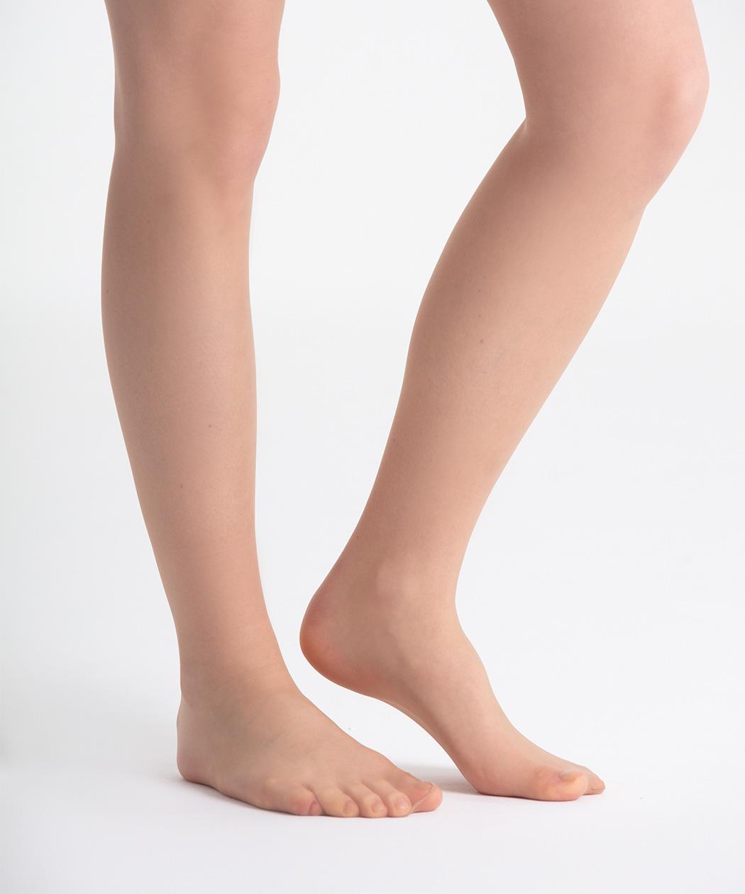NADOTEC Duše-Klasické punčochy s transparentní špičkou / 20 DEN