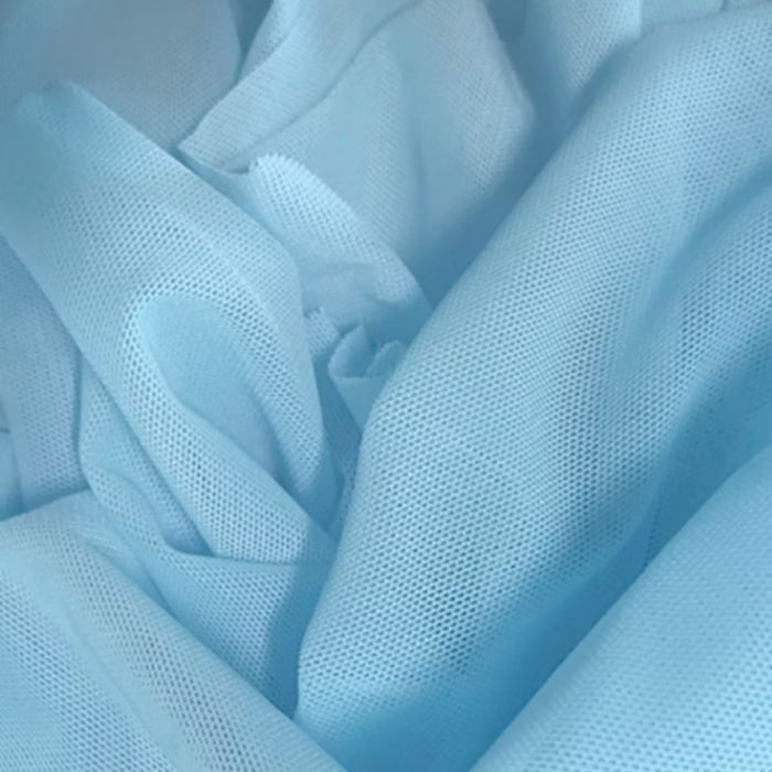 Síťka, Ice Blue, š.140cm, 87%PA 13%EA