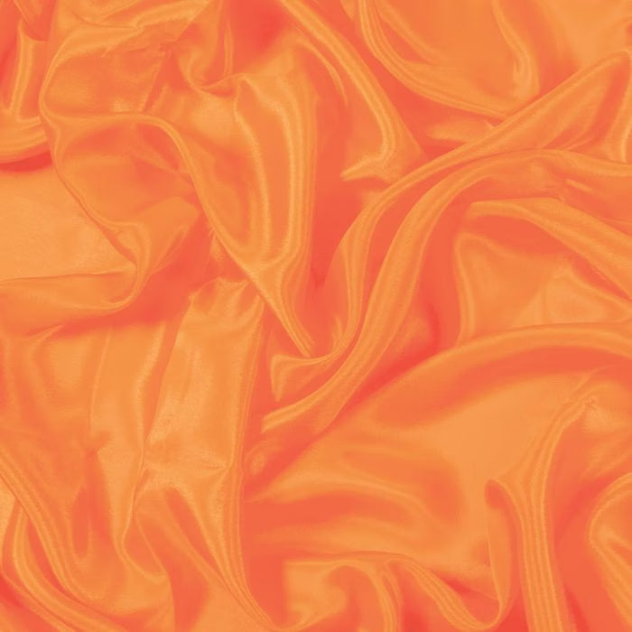 Pearl Chiffon, Clementine, š. 112cm,100%PES