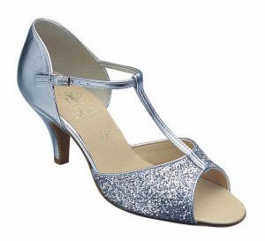 SUPADANCE ladies latin danceshoes style 1029 - Silver Coag