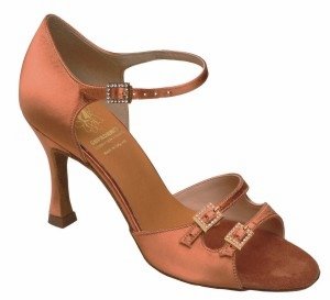 SUPADANCE ladies latin dance shoes style 1616 - Flesh Satin