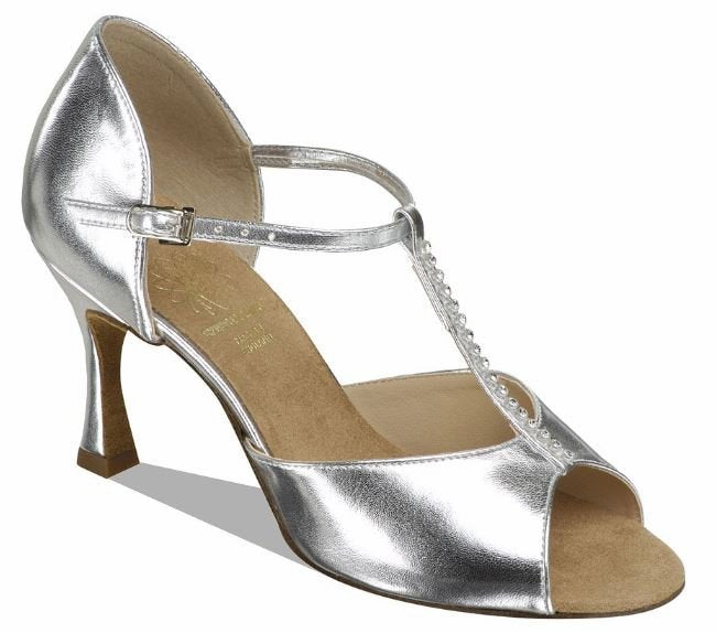 SUPADANCE ladies latin danceshoes style 1029 - Silver Coag