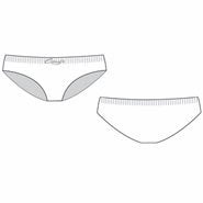 CAPEZIO Seamless low-rise brief kalhotky