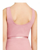 CAPEZIO Pinch-front tank leotard with belt