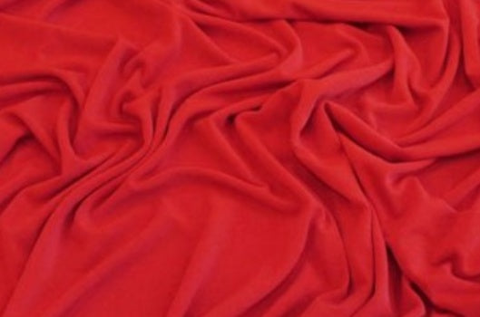 Crepe Luxury Fluorescent Red , 93%PES , 7%EA