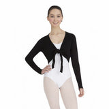 CAPEZIO Harmonie long-sleeve wrap top