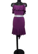 HD Ladies latin dress - Fuchsia