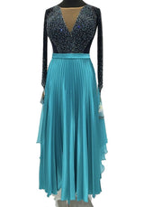 HD Ladies ballroom dress - Jade/Black