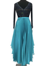 HD Ladies ballroom dress - Jade/Black