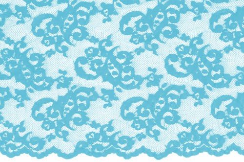 Stretch lace Desire, Aqua, 140 cm wide, 85% PA, 15% EA