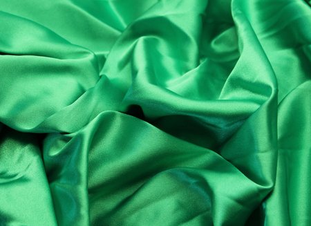 Stretch satin, Emerald 120 cm wide, 100% PES