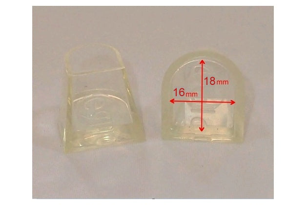 GALA Heel protectors Flare Transparent