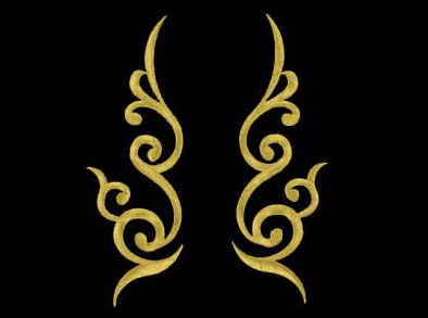 Harmony motif pair, Gold