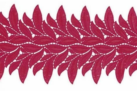 Ribbon lace Lucy, Flamenco, 15 cm wide