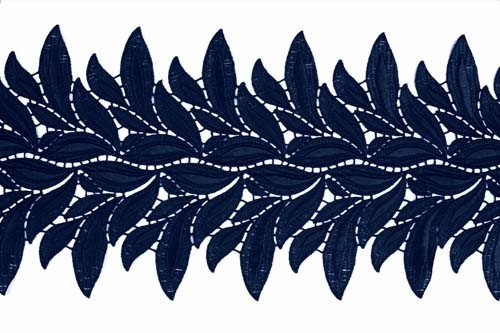 Ribbon lace Lucy,Navy, 15 cm wide