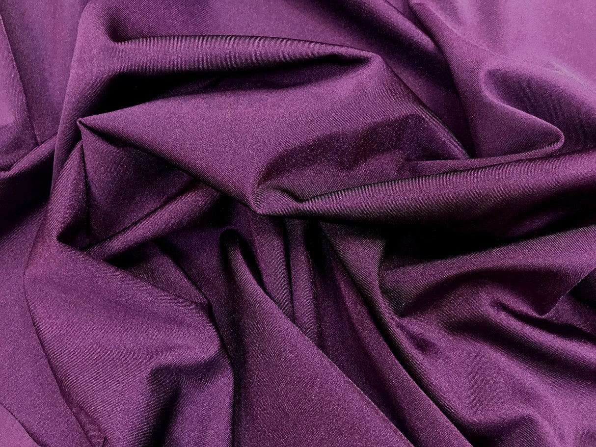 Lycra Lustre Plum, 150cm wide, 80% PA, 20% EA