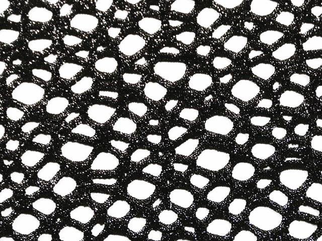 Metallic abstract  fish net 150cm wide , 93% PES , 8% EA