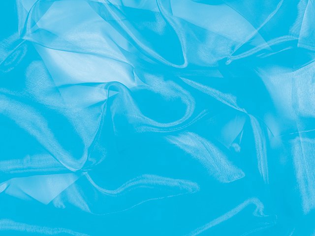 Organza, Blue Paradise, 145 cm wide, 100% PES