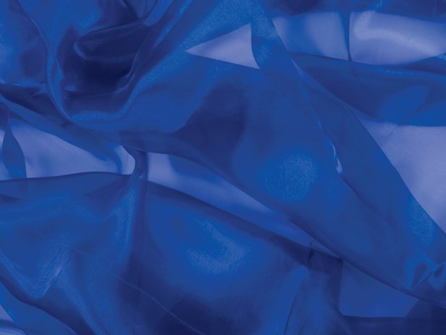 Organza Cobalt, 145 cm wide, 100 % PES