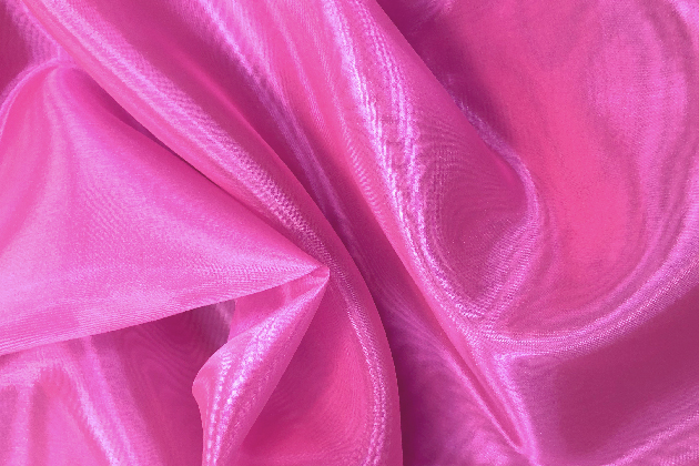 Organza, Pink Fizz, 140 cm wide, 100 % PES