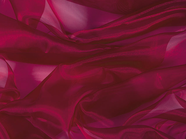 Organza, Wine š. 140 cm, 100%PES