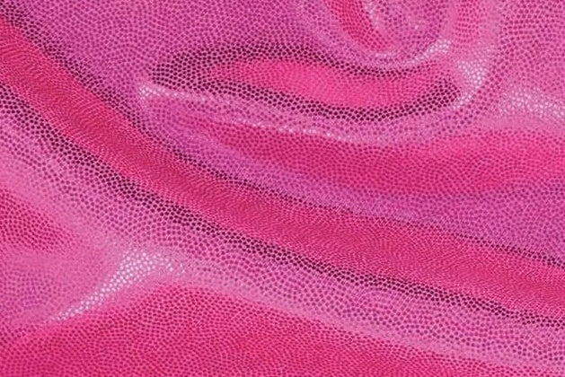 Lycra Metallic Dot Pink on Pink , 150cm , 80%NY  20%EA