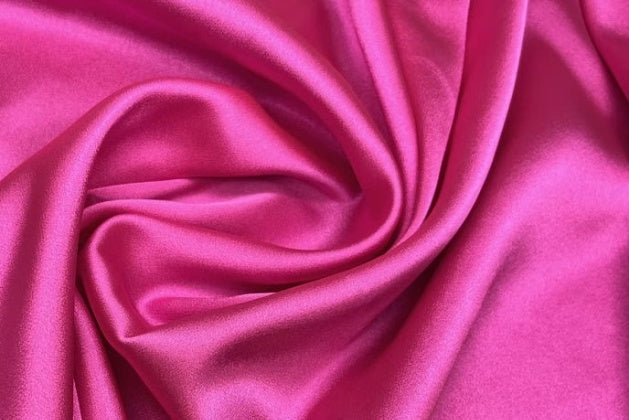 Satin Chiffon, Electric Pink, 112cm, 100%PES