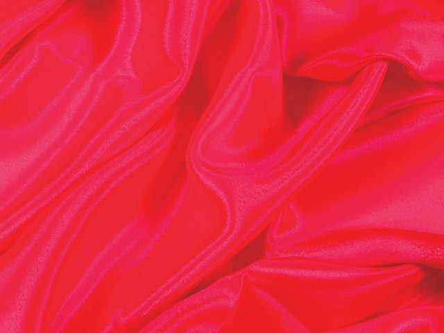 Satin chiffon Fluorescent red,  100%PES