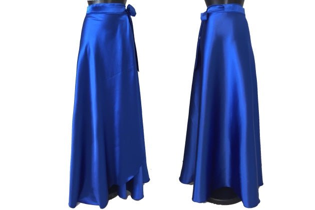 HD Long satin skirt
