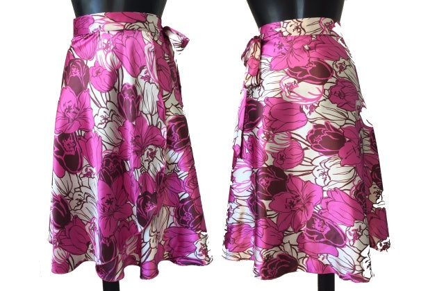 HD Short satin skirt