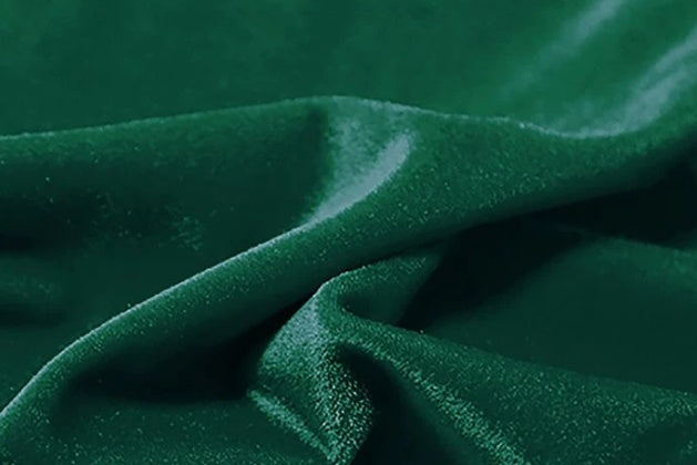 Smooth velvet stretch, Forest Green